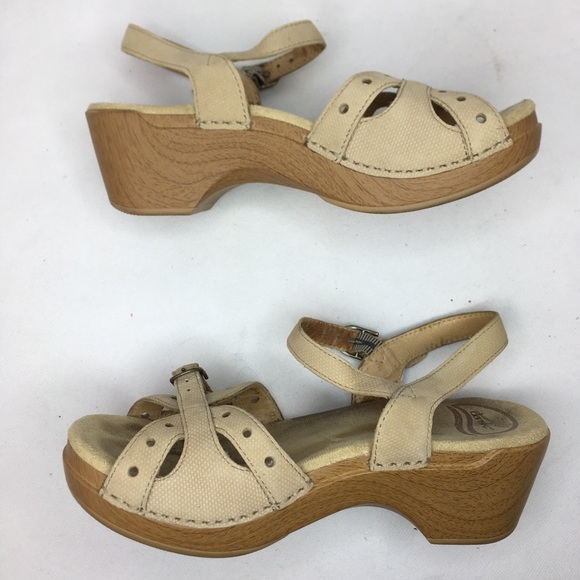 Dansko Size 38 Open Toe Sandals Clogs - Picture 5 of 7